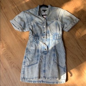 topshop dress denim size 4